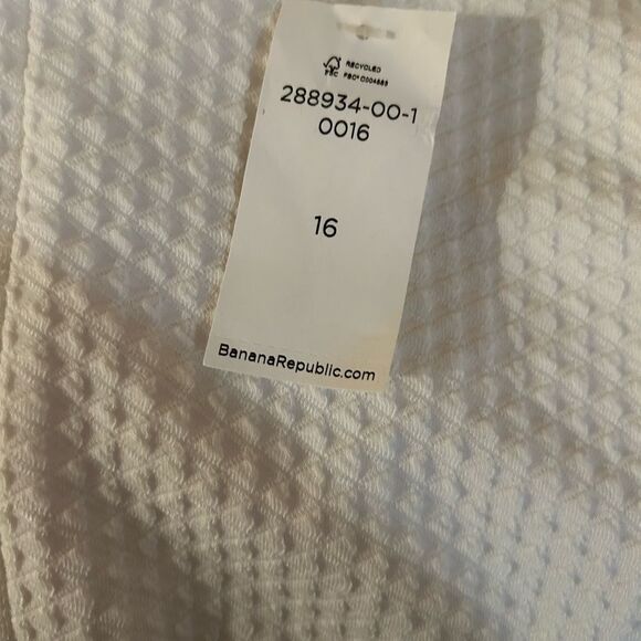 NWT Banana Republic DIAMOND JACQUARD FIT-AND-FLARE Dress (size 16) - Picture 6 of 11